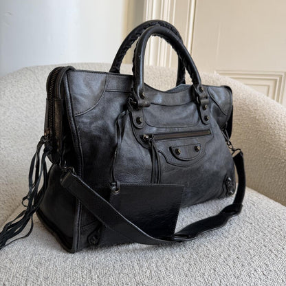 2009 Balenciaga Classic City Leather Black Bag