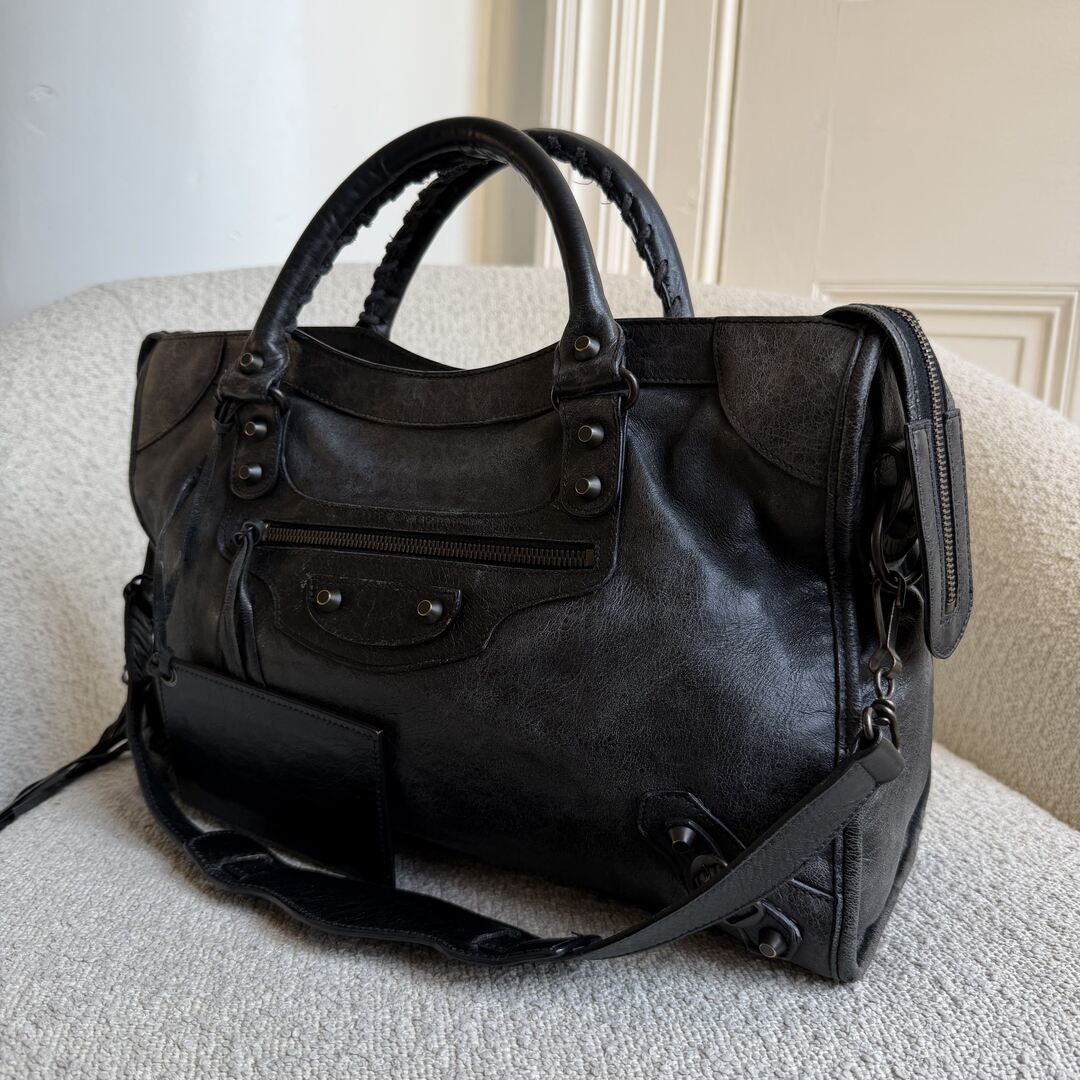 2009 Balenciaga Classic City Leather Black Bag
