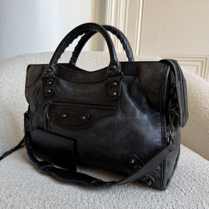 2009 Balenciaga Classic City Leather Black Bag