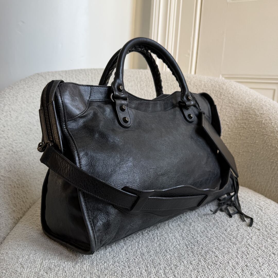 2009 Balenciaga Classic City Leather Black Bag