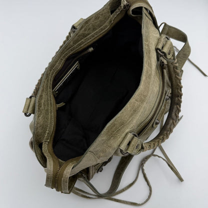 2006 Balenciaga The City Leather Green Handbag