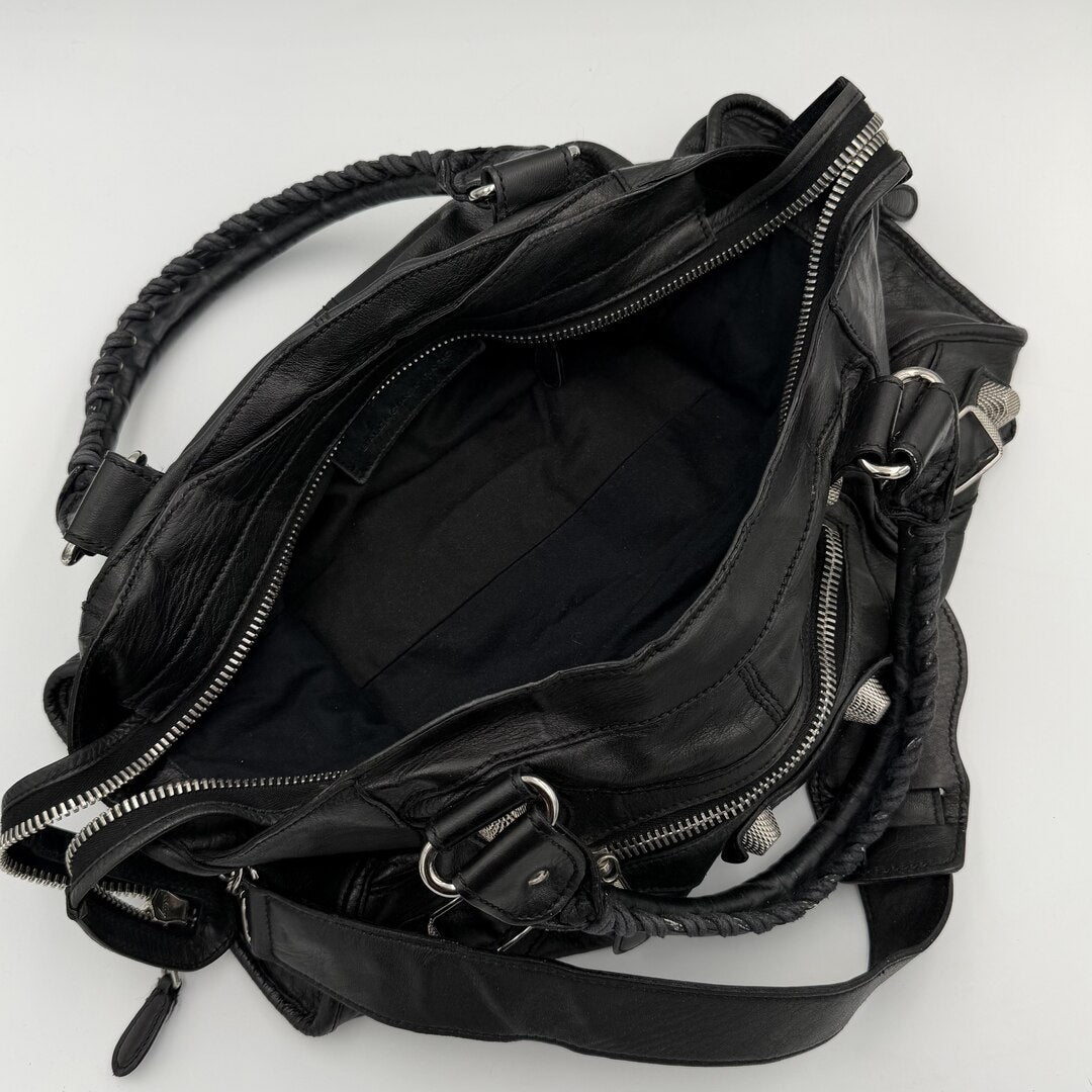 2009 Balenciaga The Giant City Leather Black Bag