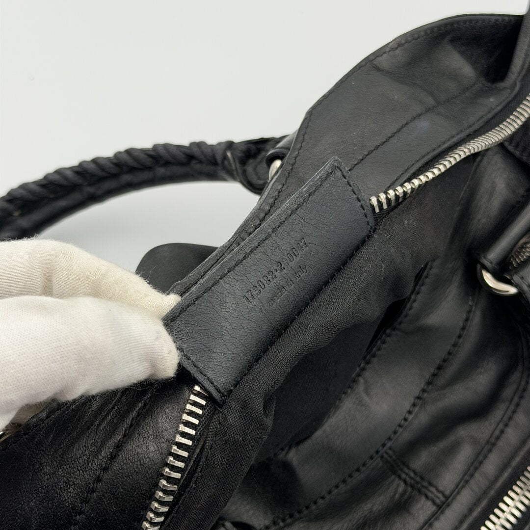2009 Balenciaga The Giant City Leather Black Bag