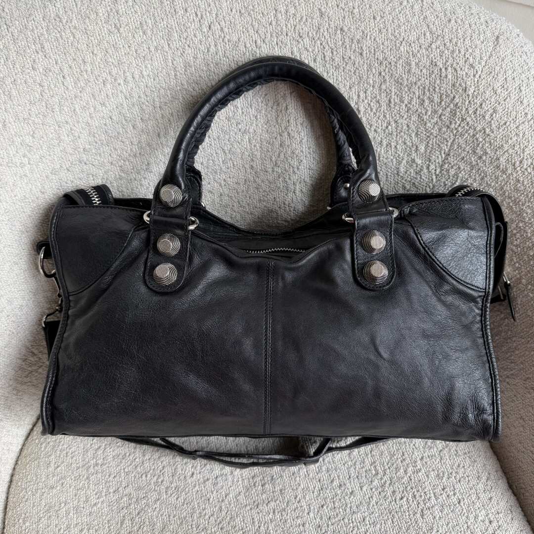2009 Balenciaga The Giant City Leather Black Bag