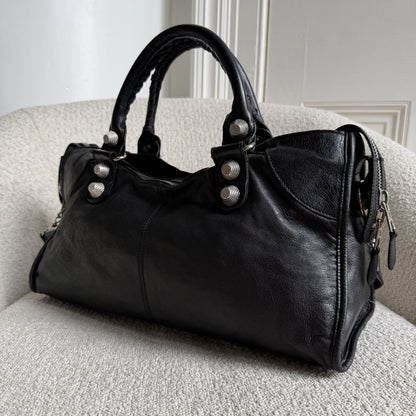 2009 Balenciaga The Giant City Leather Black Bag