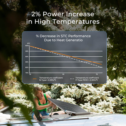 Renogy 250 Watt 16BB N-Type Bifacial Solar Panel