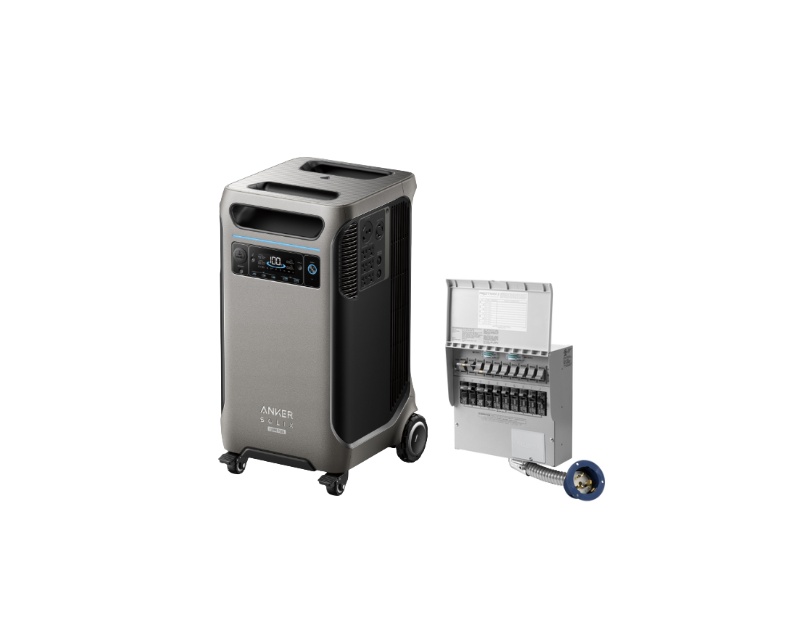 Anker SOLIX F3800 Plus Portable Power Station + Home Backup Kit  + FREE Protective Cover