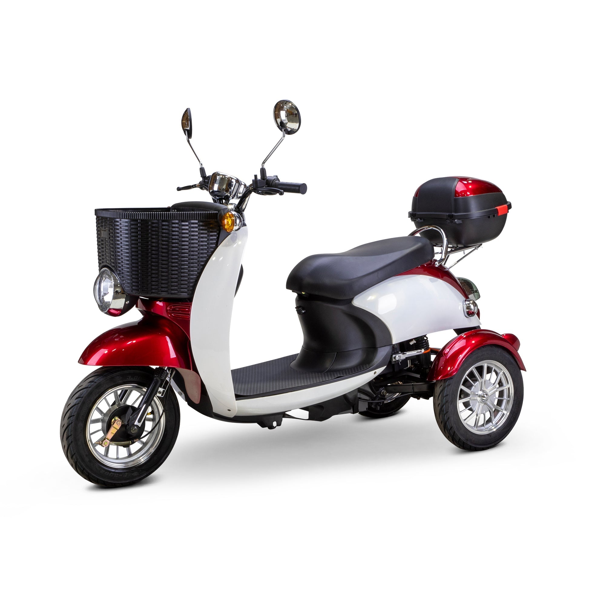 Bespoke Supreme 3-Wheel Mobility Scooter - Red & White