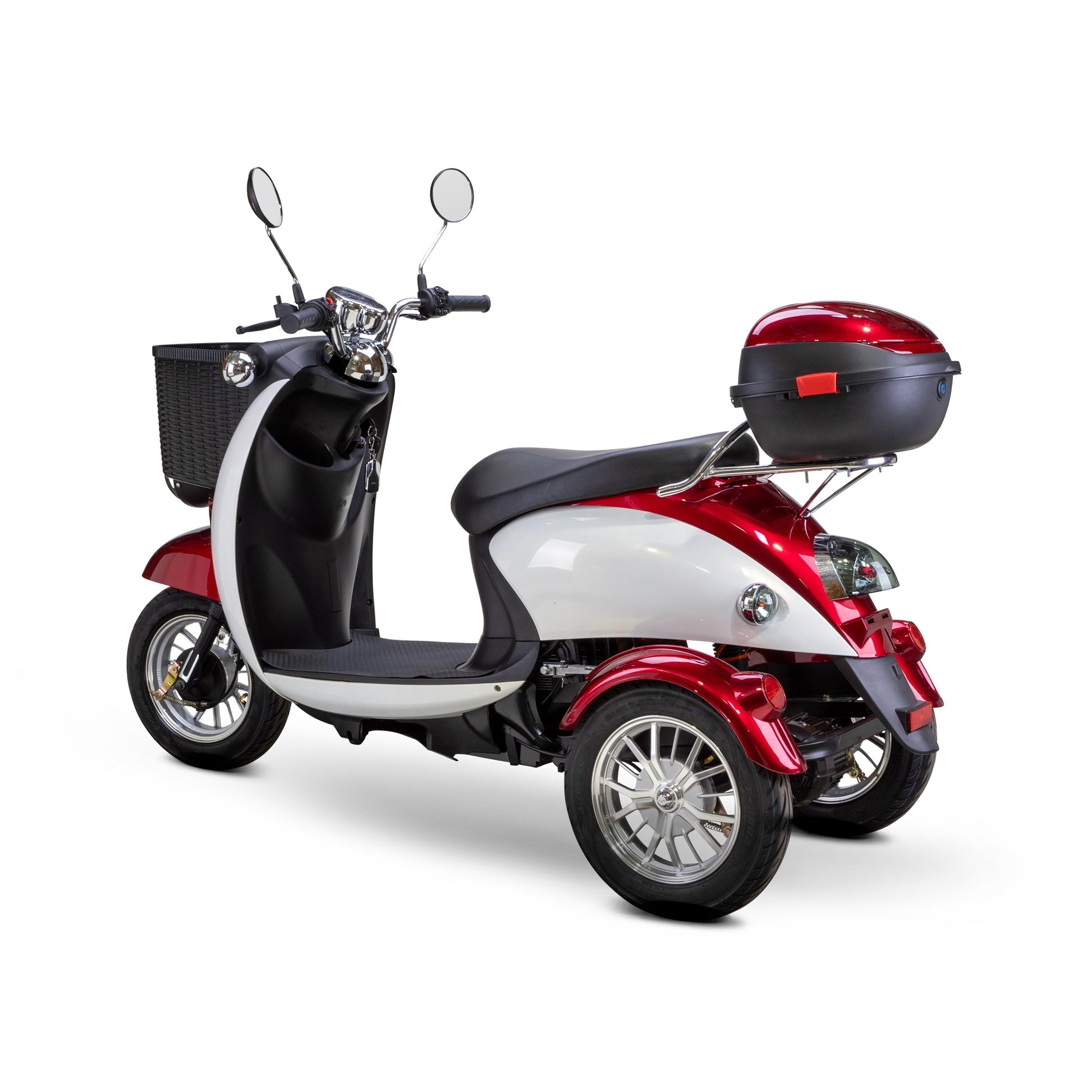 Bespoke Supreme 3-Wheel Mobility Scooter - Red & White