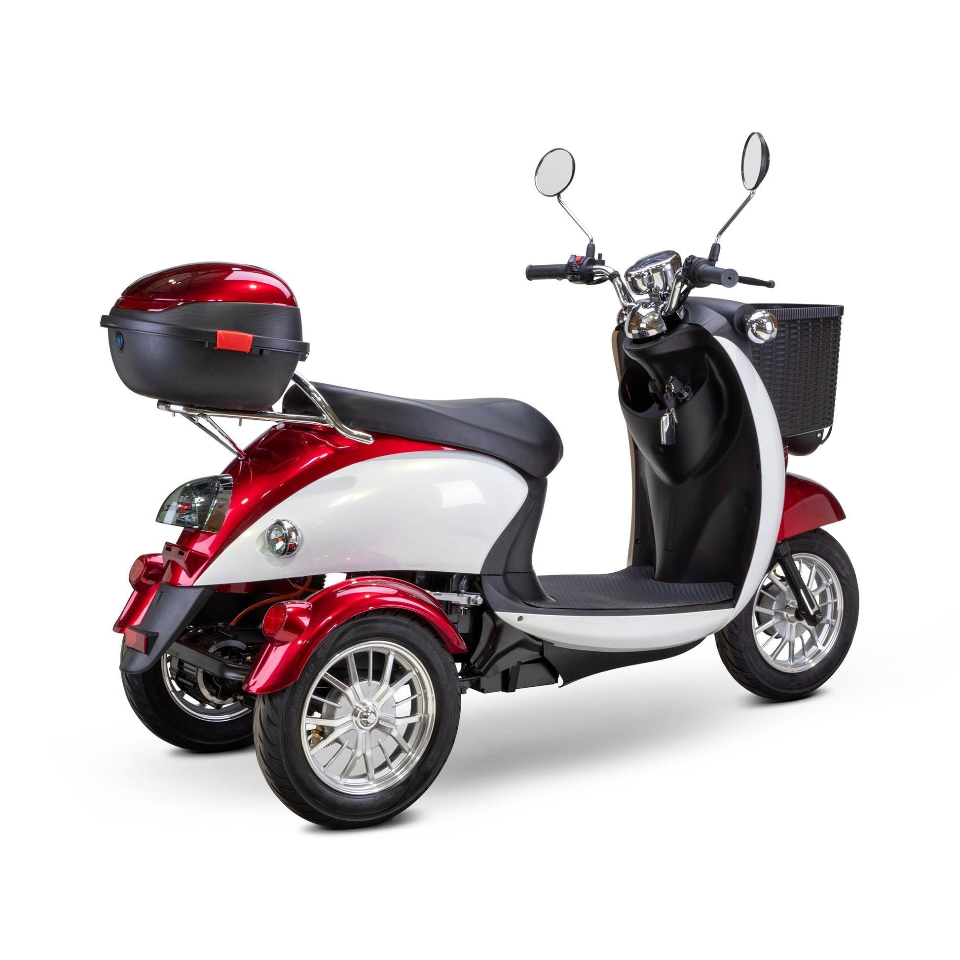 Bespoke Supreme 3-Wheel Mobility Scooter - Red & White