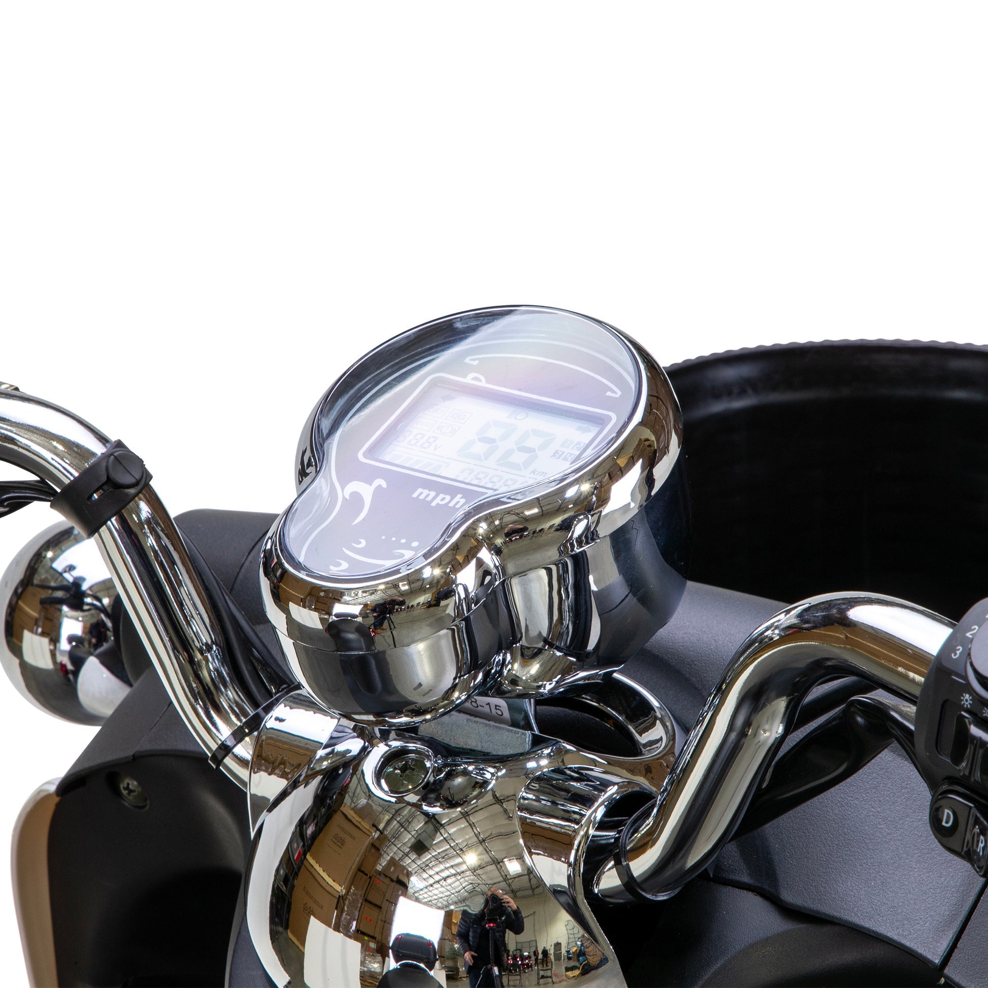 Bespoke Supreme 3-Wheel Mobility Scooter - Red & White