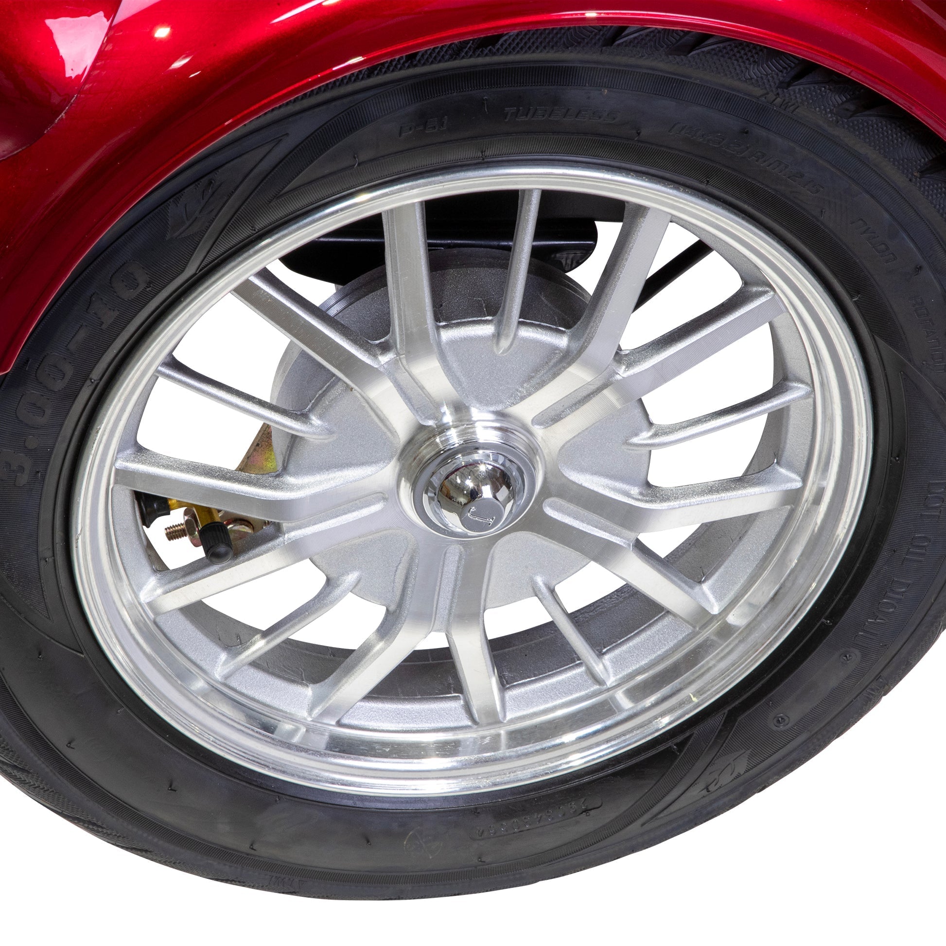 Bespoke Supreme 3-Wheel Mobility Scooter - Red & White