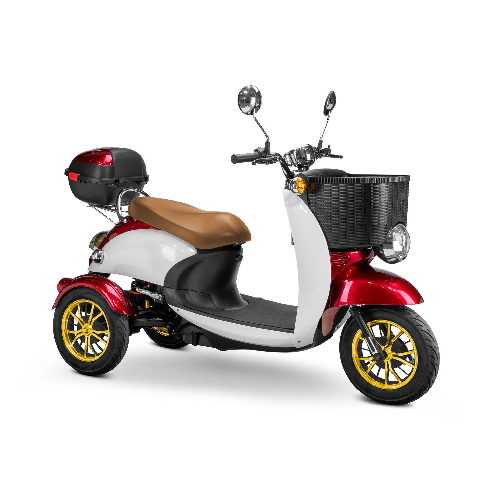 Bespoke Supreme 3-Wheel Mobility Scooter - Red & White