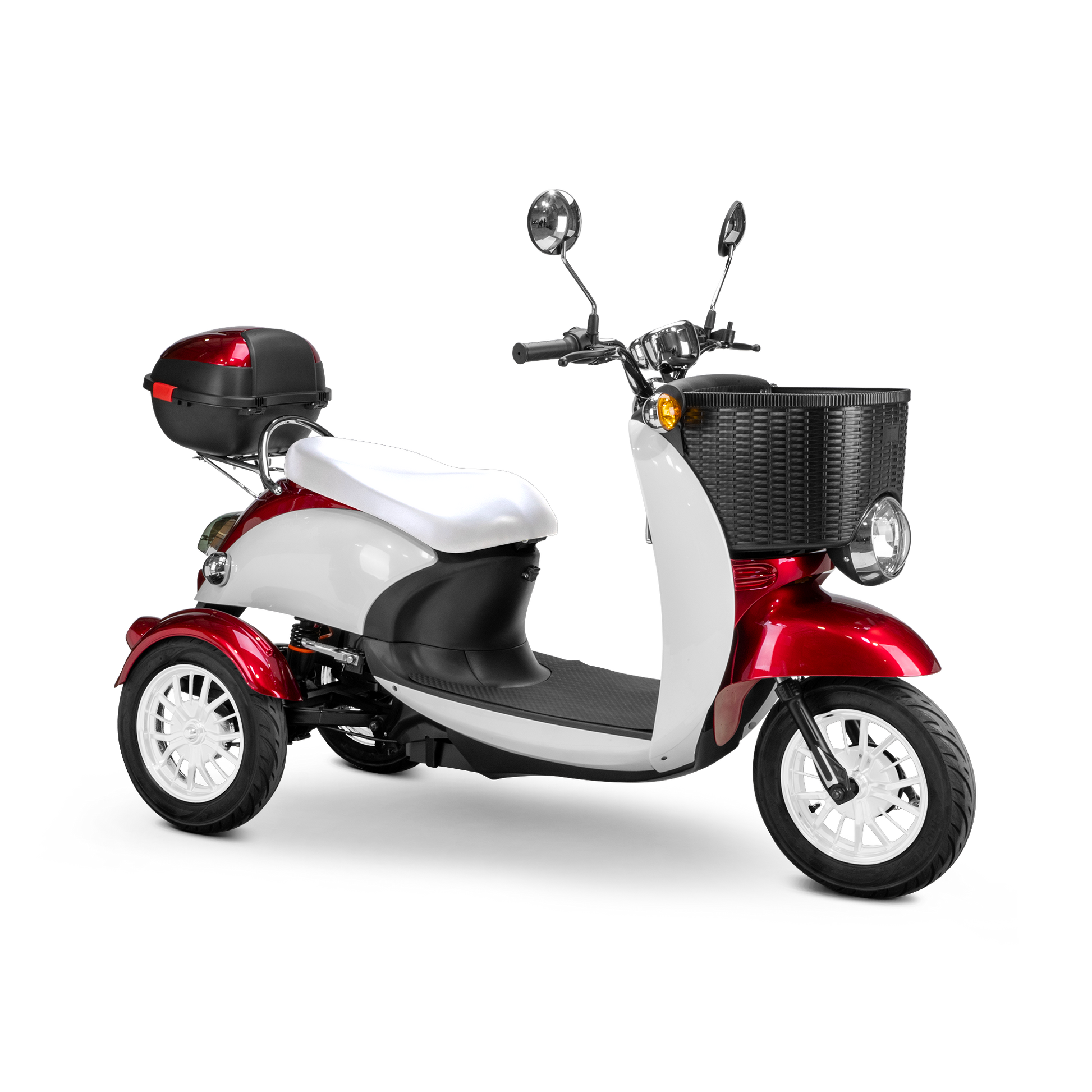 Bespoke Supreme 3-Wheel Mobility Scooter - Red & White