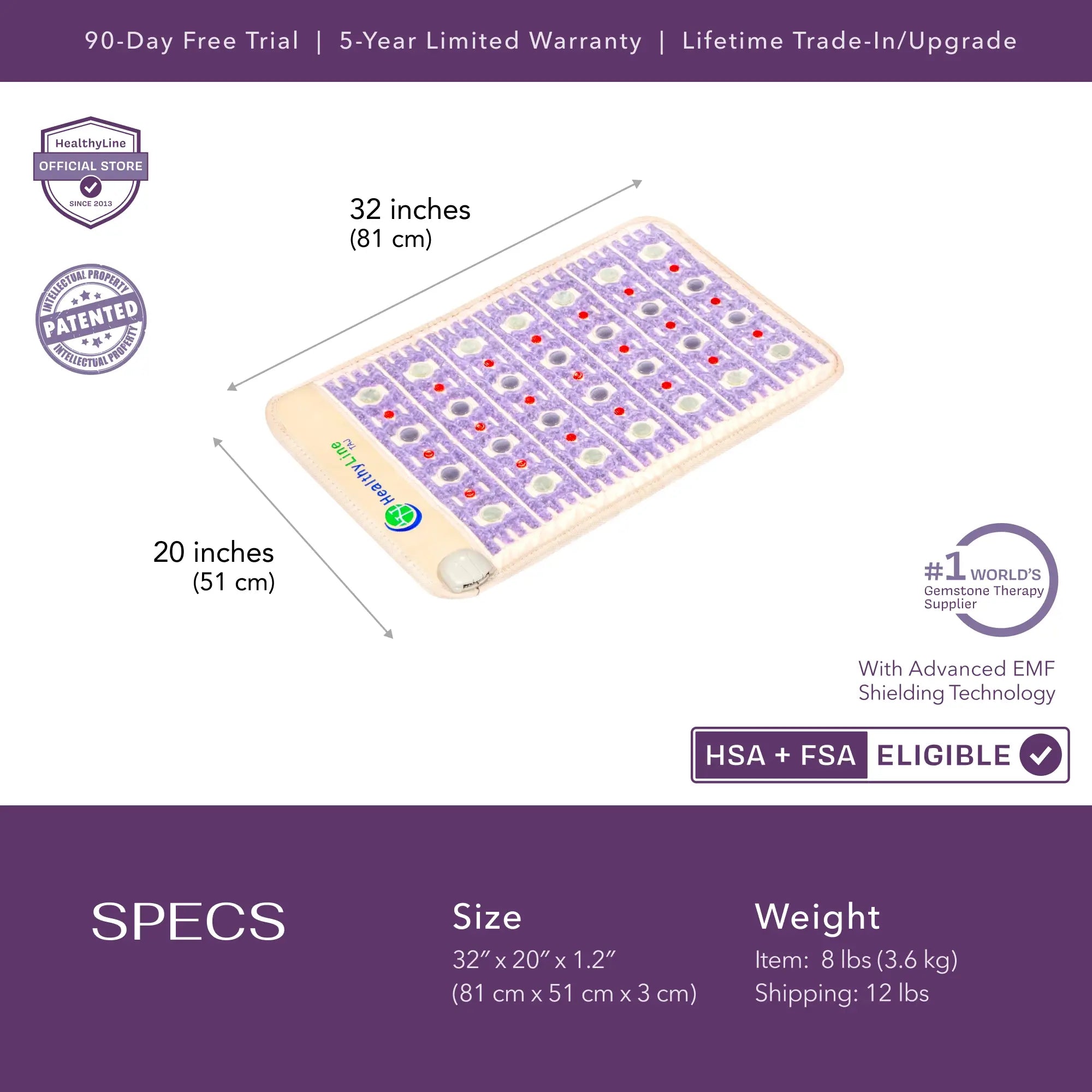 TAJ Series | PEMF Far Infrared Heating Mats