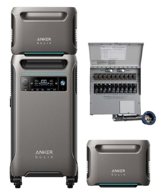 Anker SOLIX F3800 + Expansion Battery + Transfer Switch Kit  + FREE Protective Cover