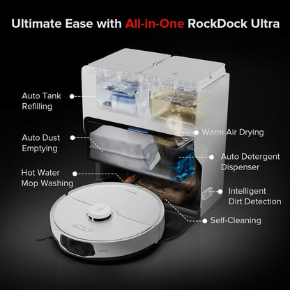 Roborock S8 Max Ultra with  8-in-1 RockDock® Ultra