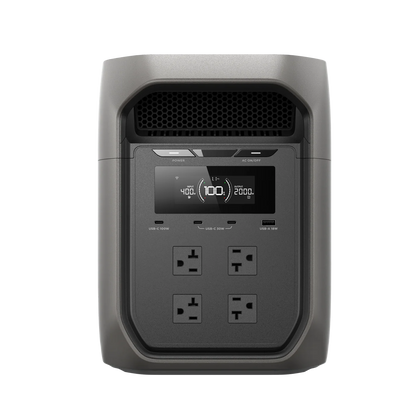 Ecoflow DELTA 3 Max Portable Power Station - Black