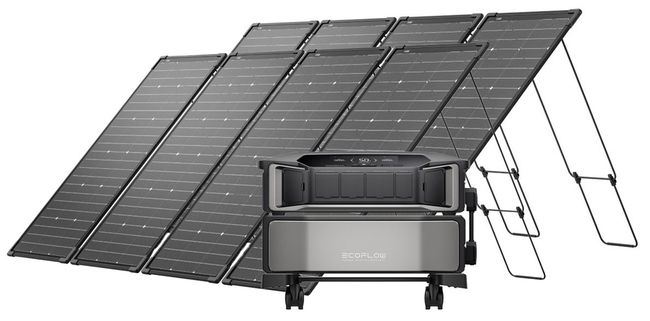 Ecoflow Delta Pro Ultra Powerstation with 8x 125W Foldable Solar Panels