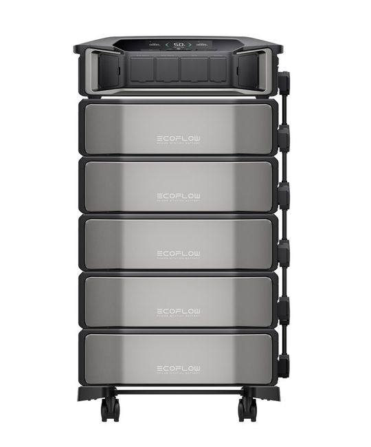 Ecoflow Delta Pro Ultra Expansion Power Station with Smart Home Panel 2 - 30.7 kWh Storage - with 10x 400W Rigid Solar Panels