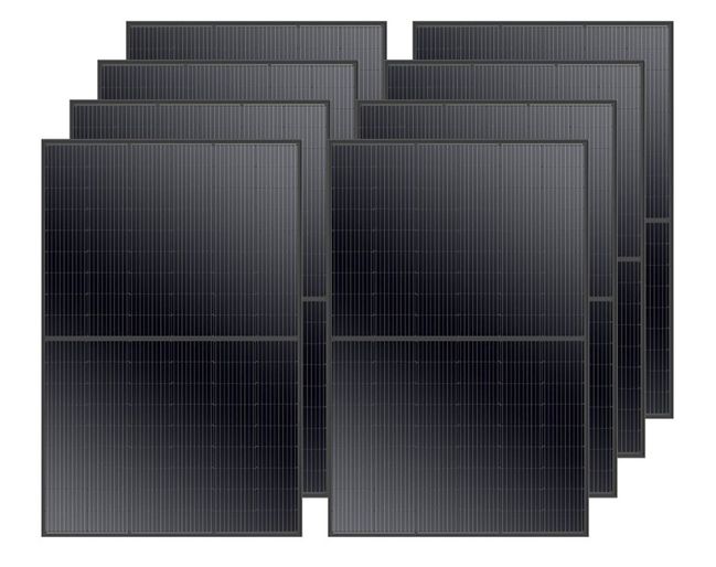 Ecoflow Delta Pro Ultra Power Station & Battery Expansion - 6.1 kWh Storage - with 8x 410W Rich Solar Tier 1 Monocrystalline Panels