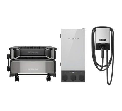 Ecoflow Delta Pro Ultra Powerstation with Smart Home Panel 2 and PowerPulse EV Charger - 9.6kW