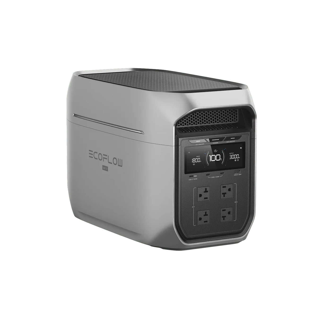 Ecoflow DELTA 3 Max Plus Portable Power Station - Silver