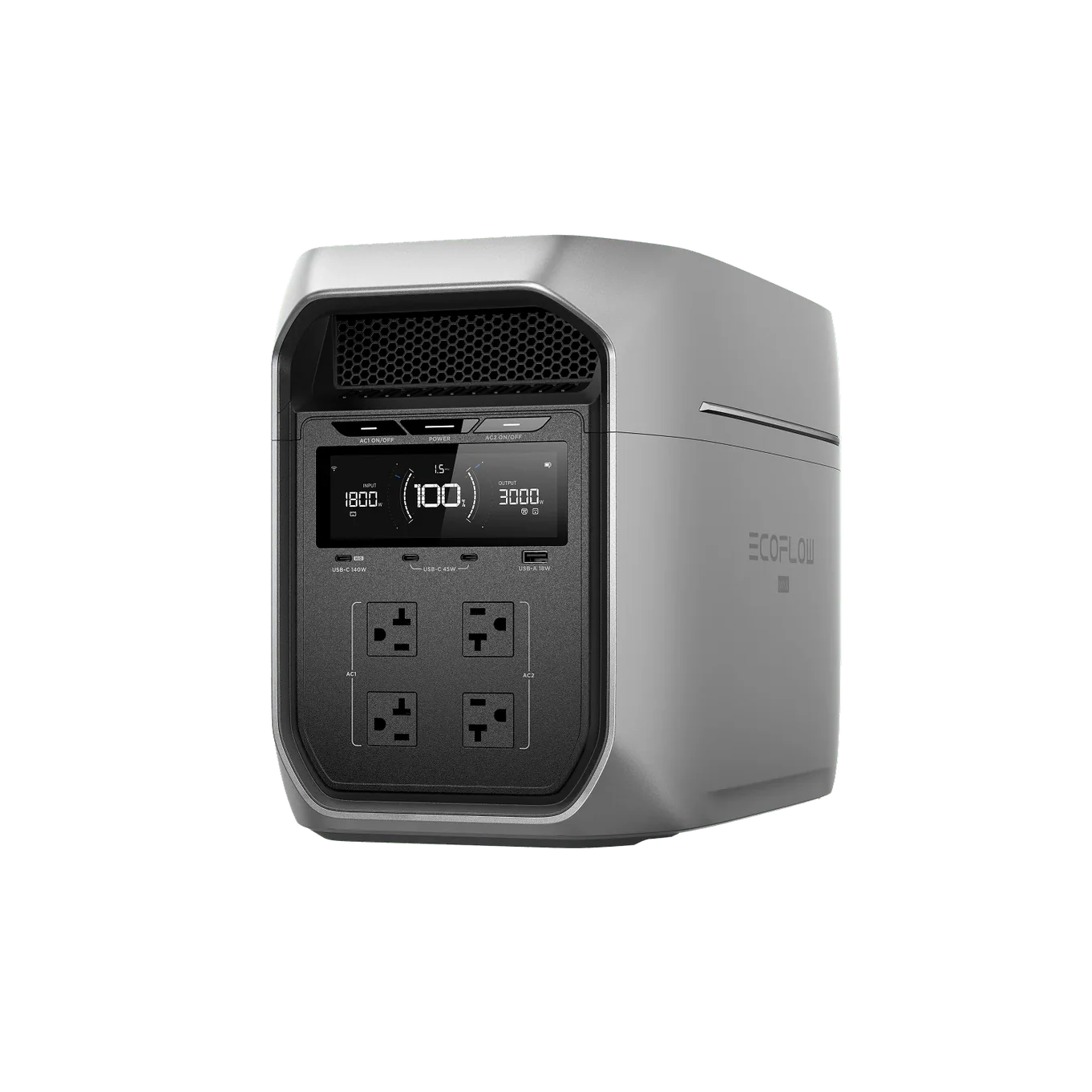 Ecoflow DELTA 3 Max Plus Portable Power Station - Silver