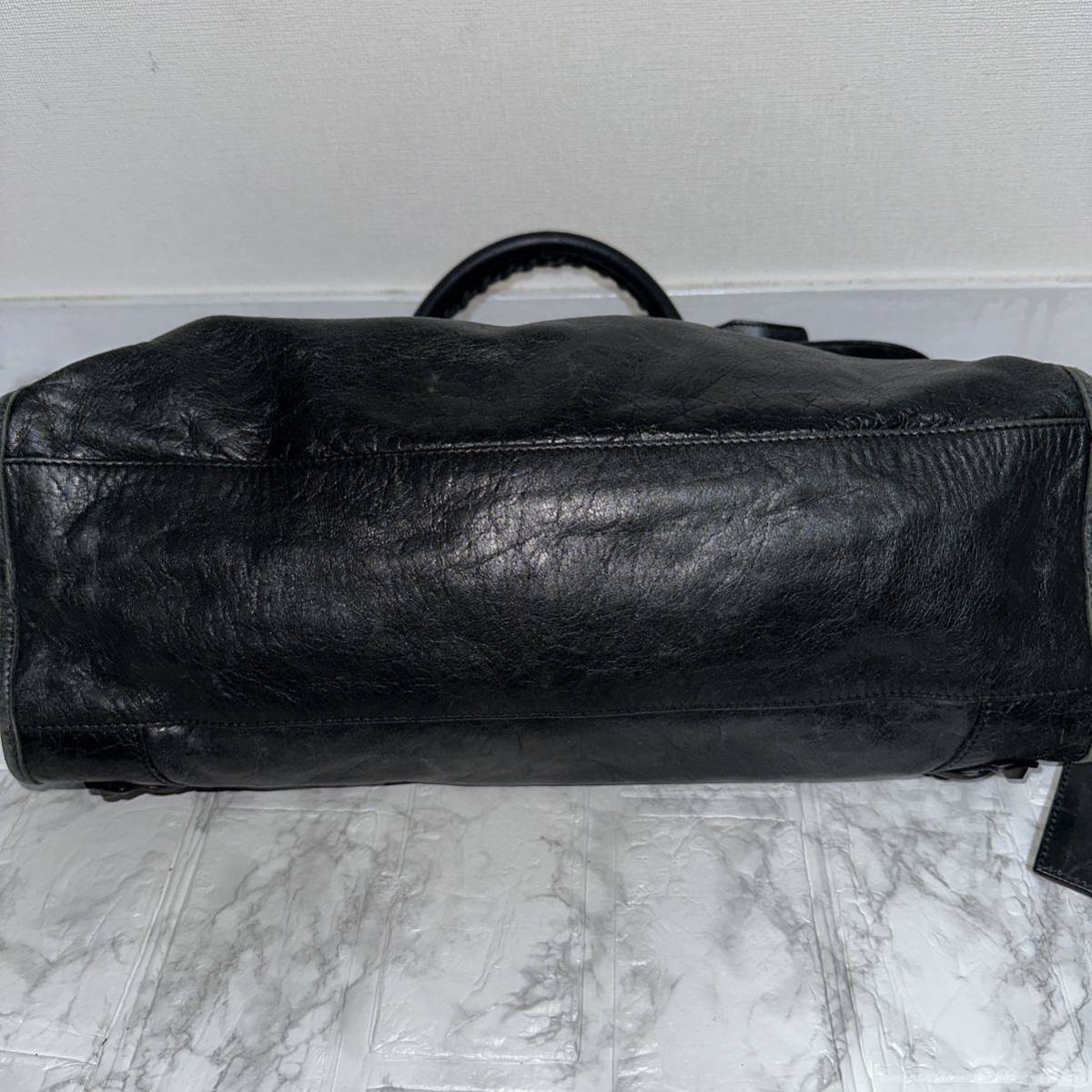 Balenciaga Dark Green Editor Bag