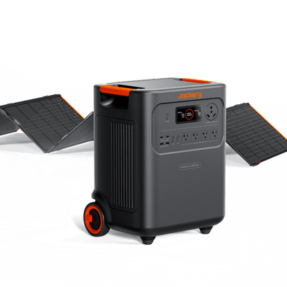 Jackery Solar Generator HomePower 3600 Plus + Solar Saga 500W X