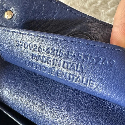 Balenciaga Mini City bag Zip Around Tote Navy with Mirror