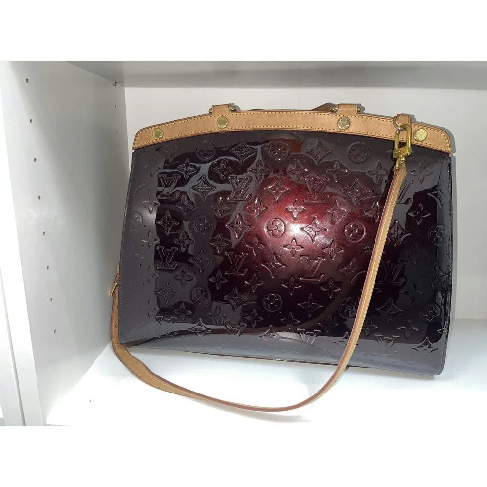 Louis Vuitton Alma BB Monogram Vernis Leather Bag