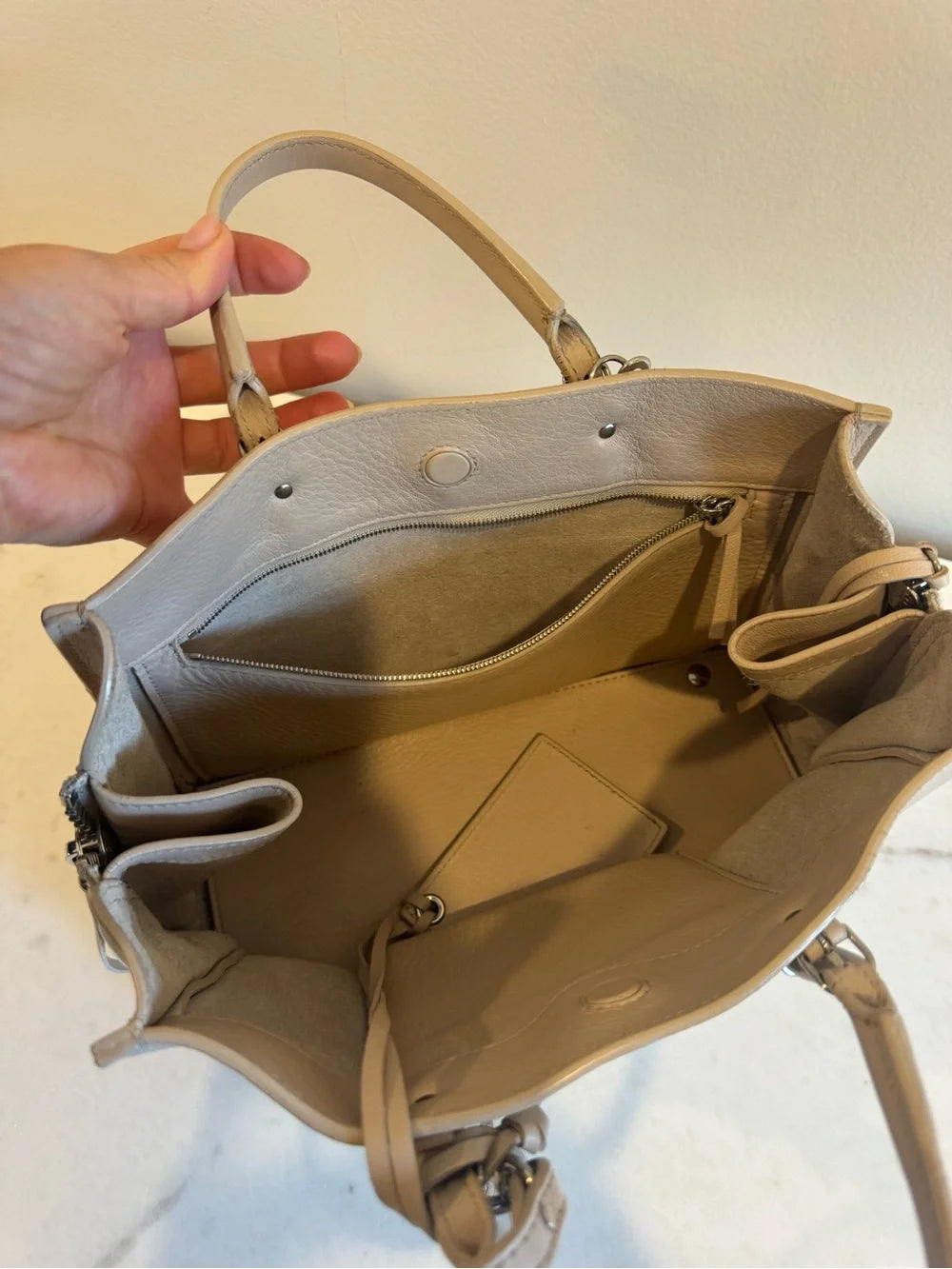 Balenciaga Beige City Bag Mini