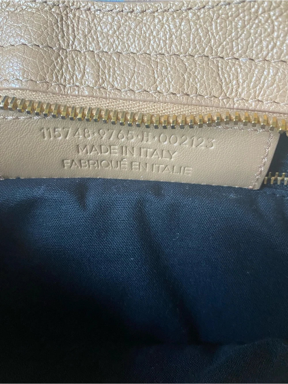 Balenciaga The City Bag Beige Shoulder Bag with Gold Hardware