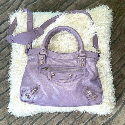 Balenciaga Purple City Bag