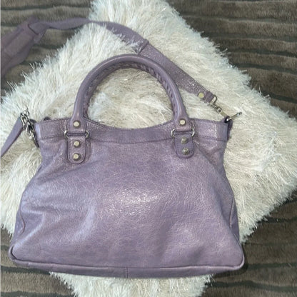 Balenciaga Purple City Bag