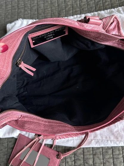 Balenciaga Le City Bag — Medium in Pink