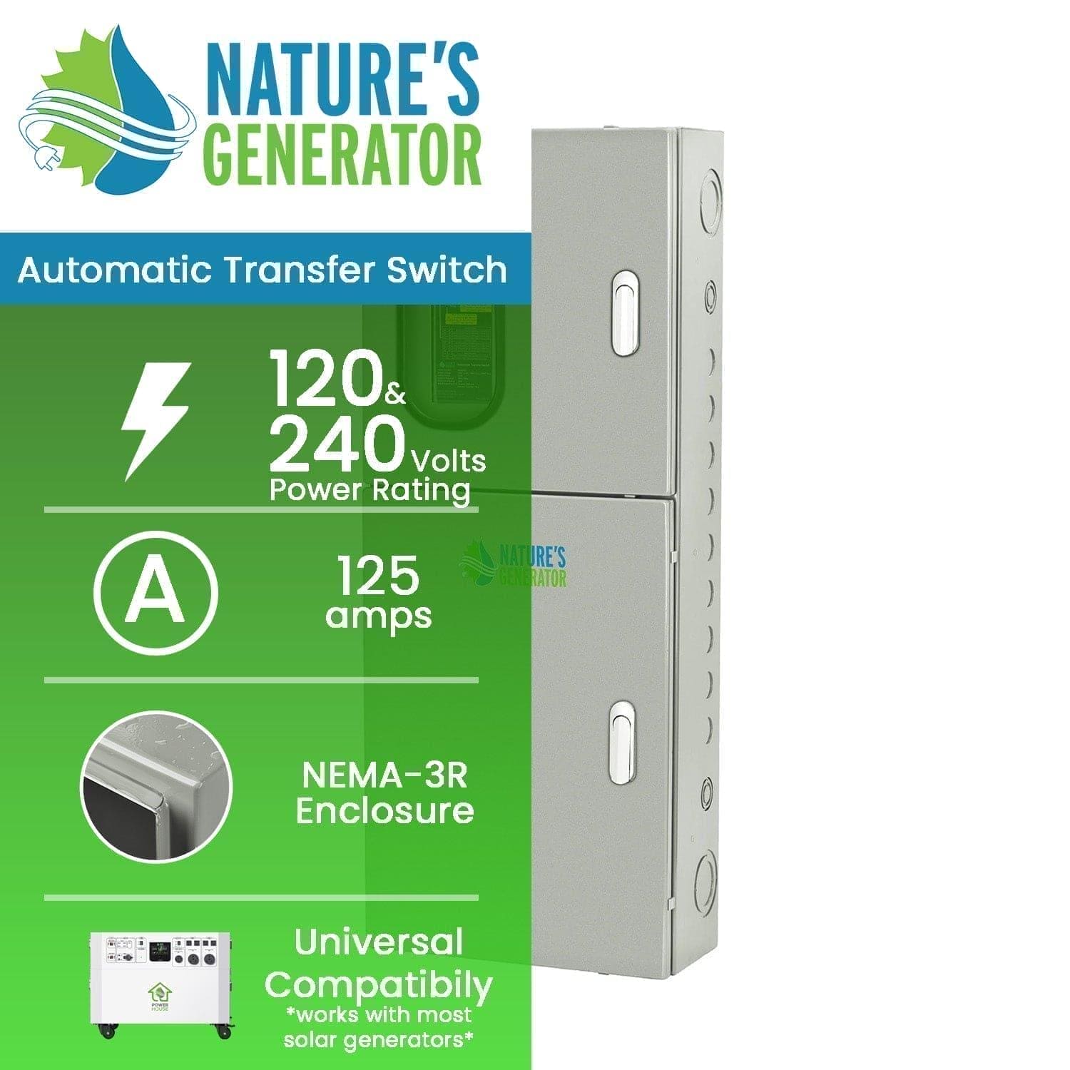 Refurbished - Nature's Generator 125A Automatic Transfer Switch