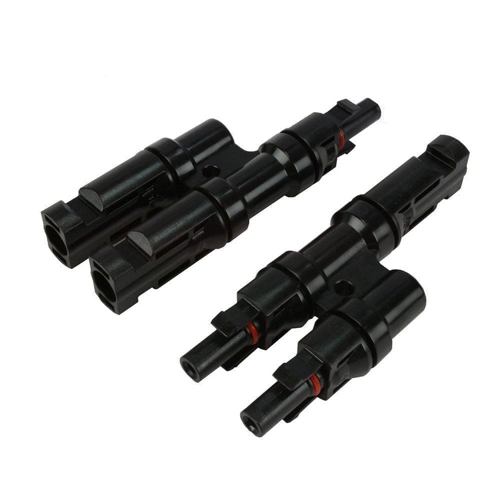 Nature's Generator Power Panel with 50 foot cable and MC4 Branch Connector