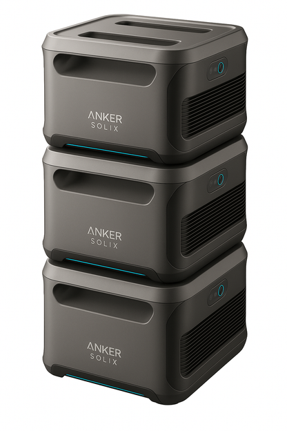 Special Bundle: 3 x Anker SOLIX BP3800 Expansion Battery for SOLIX F3800