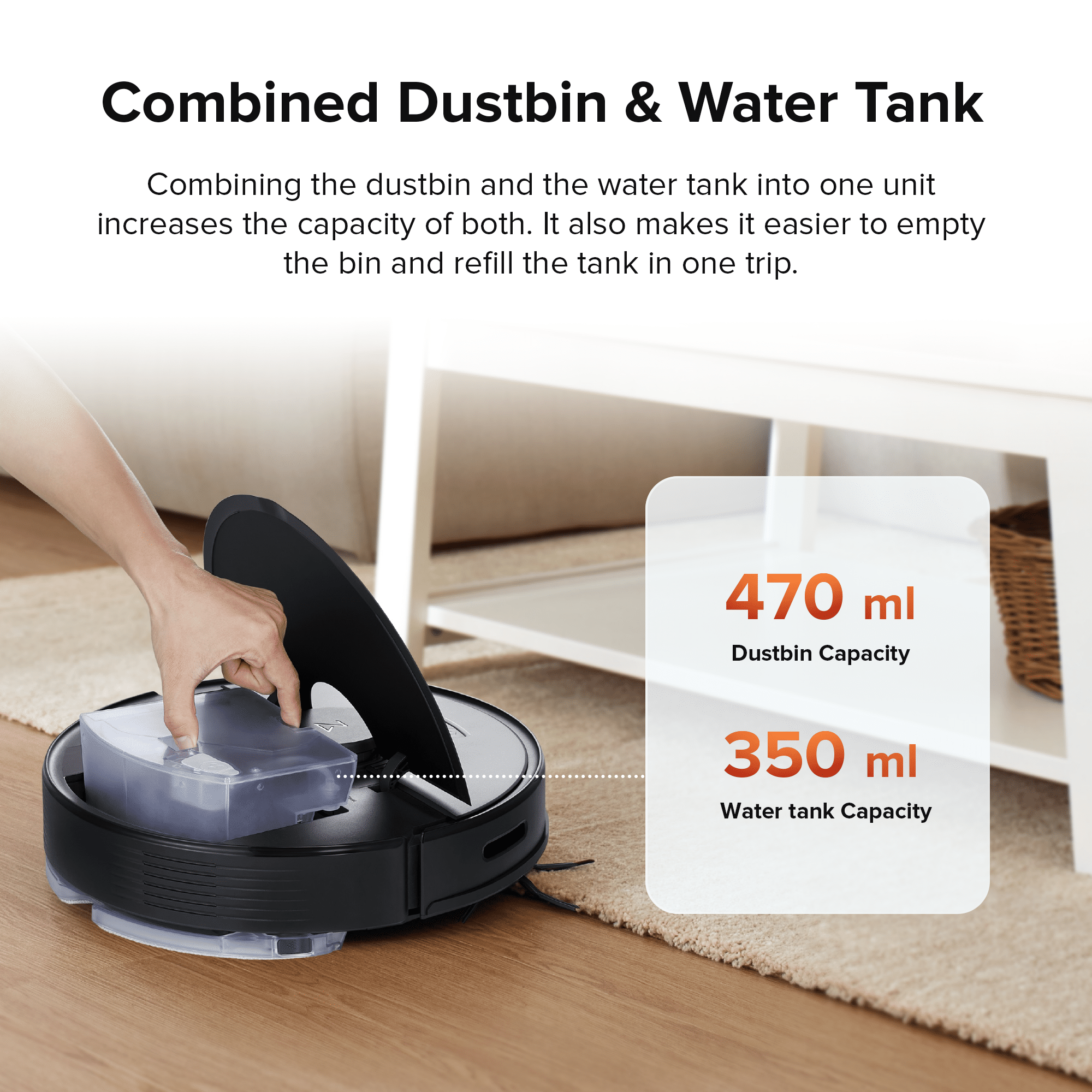 Roborock Q7 Max Robot Vacuum and Mop with 4200 Pa Power Suction
