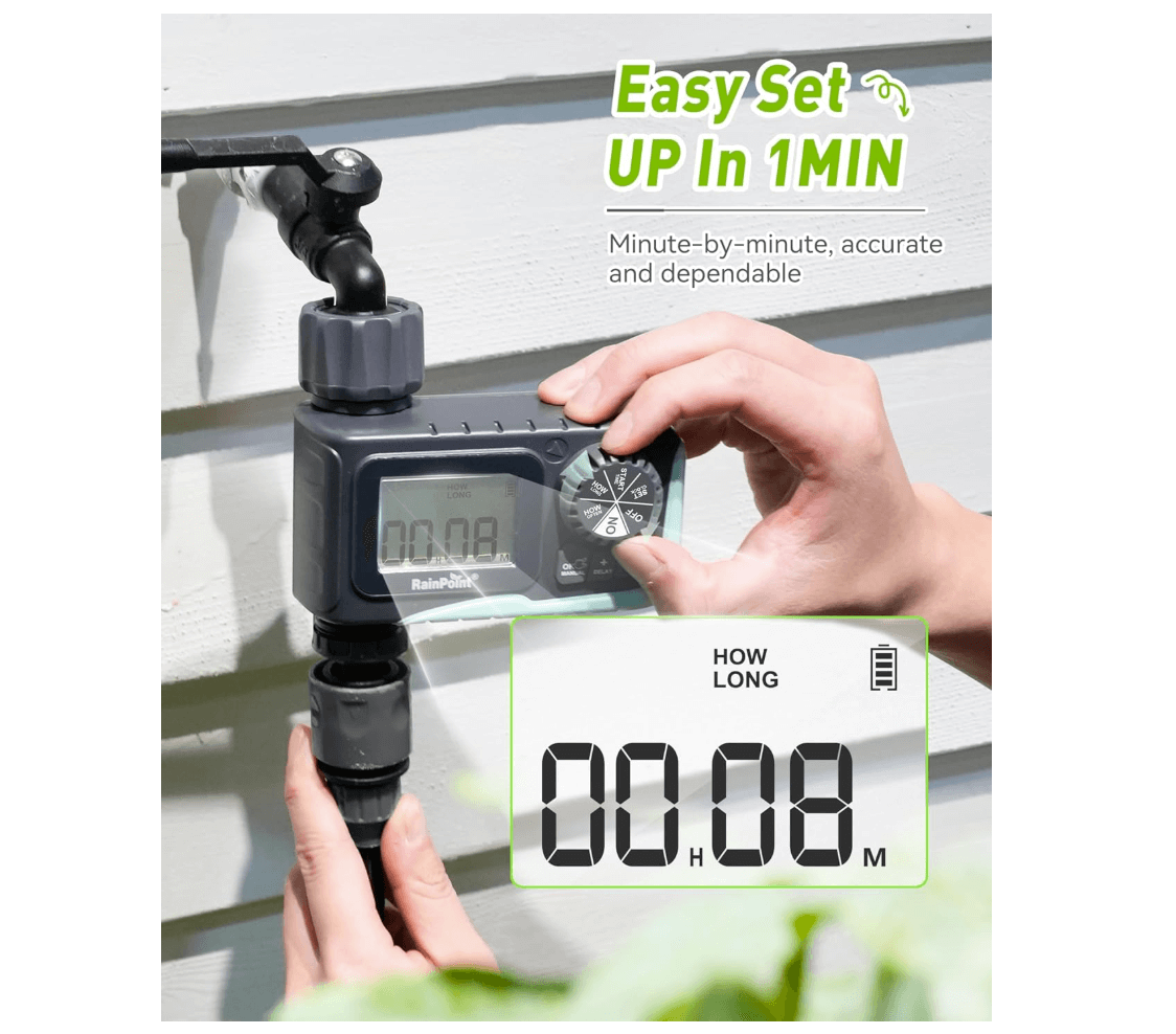 RainPoint 1-Zone Hose Water Timer