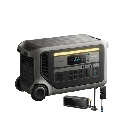 Anker SOLIX F3000 Power Station + Power Saver Kits (+ Free TT-30 Charging Cable)